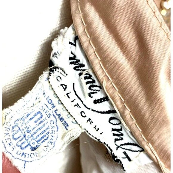 Emma Domb Dress Sz S/M Light Copper Sequin Embellished Midi Party Union Made - Picture 6 of 7